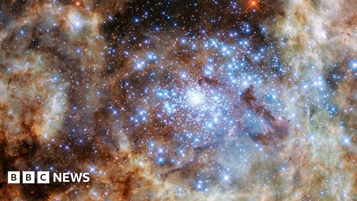 Hubble telescope spies stellar 'land of giants' - BBC News