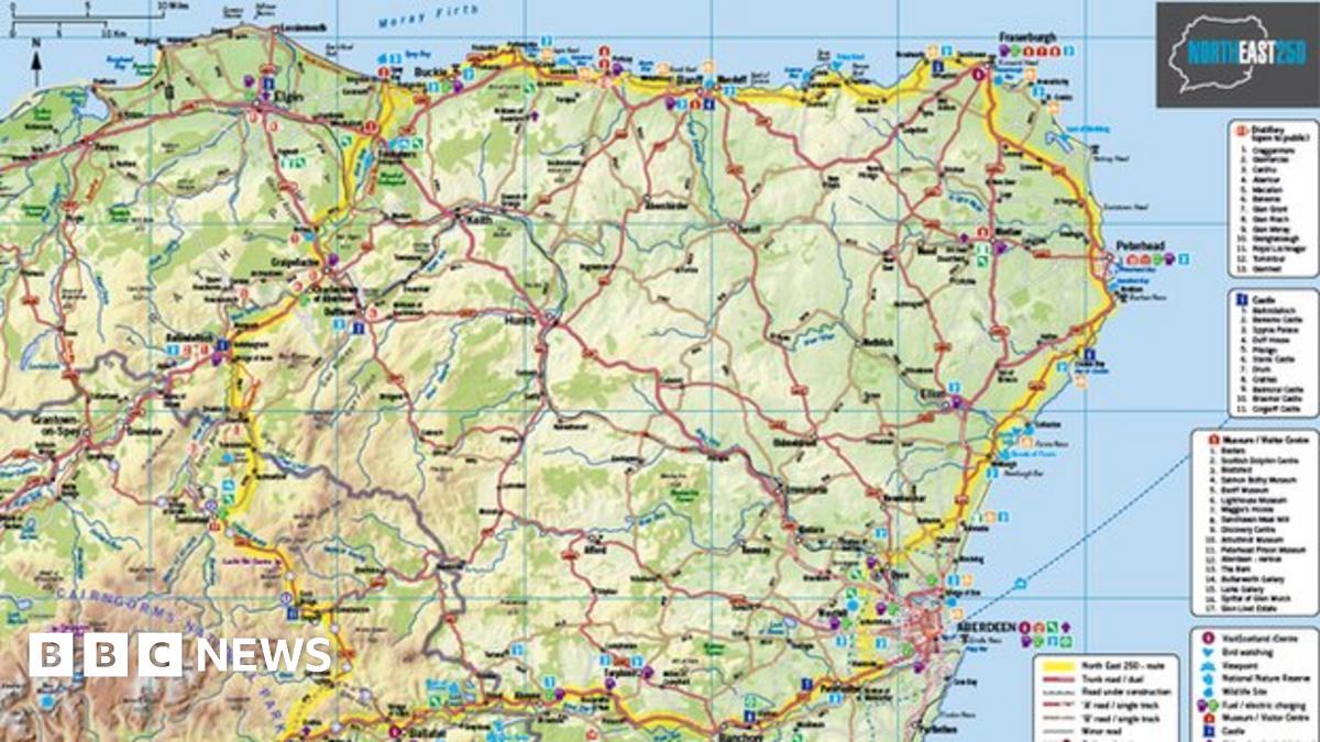North East 250 tourism drive launched - BBC News