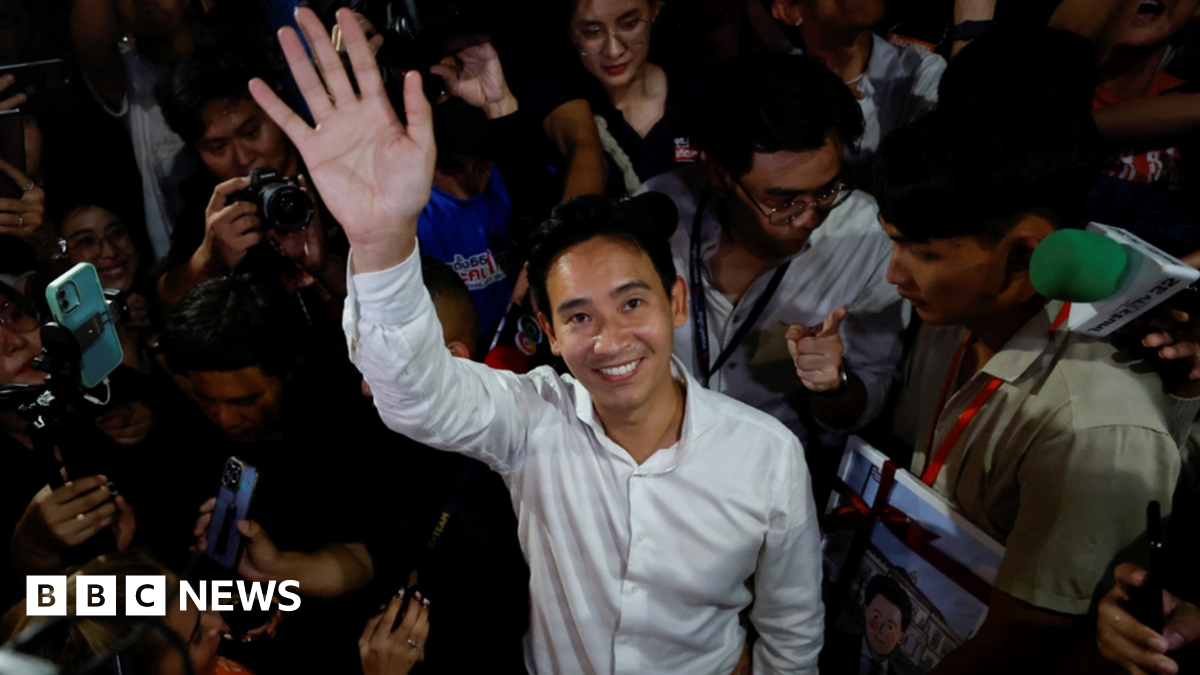 Thailand elections: Voters deliver stunning blow to army-backed rule - BBC News