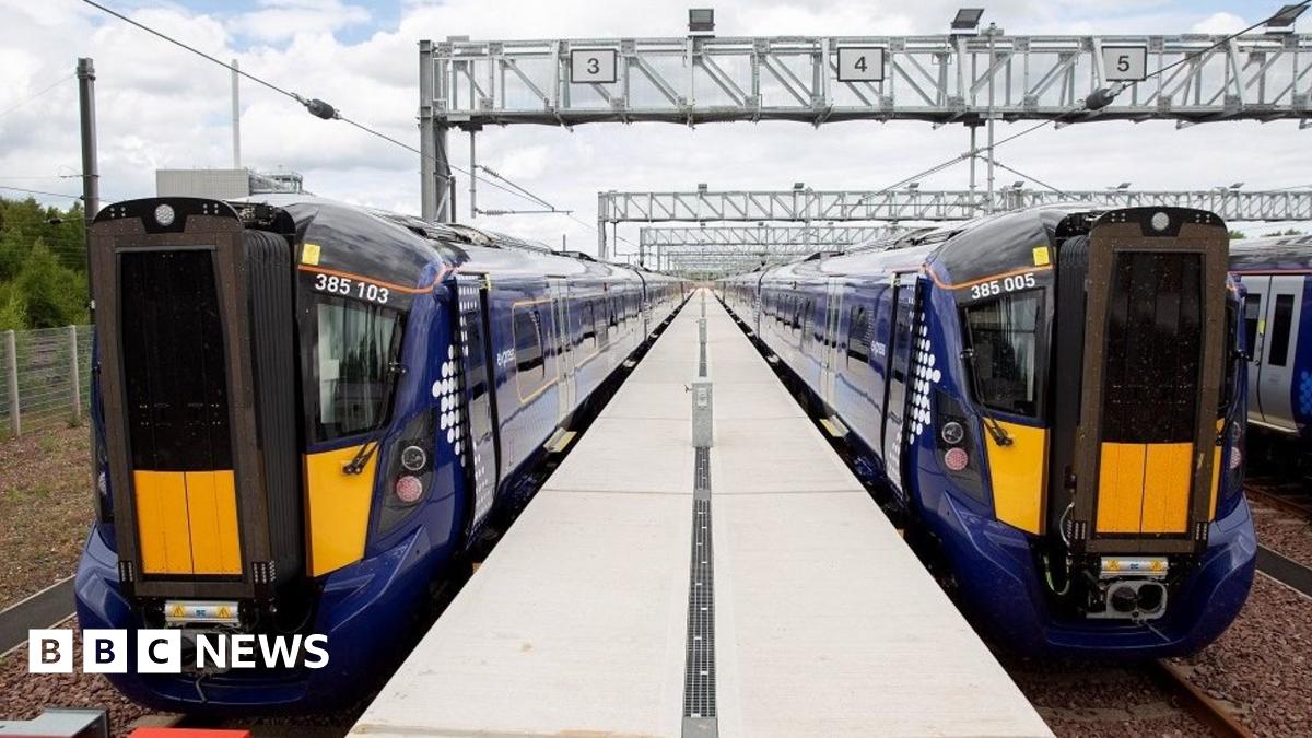 First New Scotrail Train Back On Track After Fault Fixed Bbc News