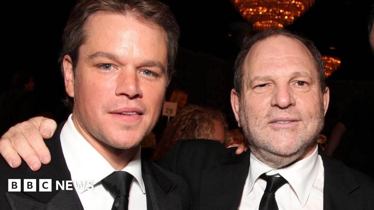 Harvey Weinstein Matt Damon denies 'killing' 2004 story BBC News(00)