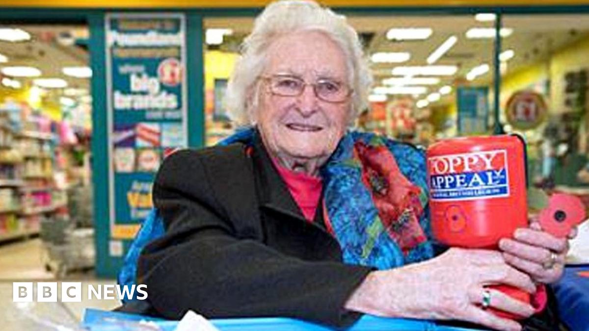 'Longest serving' poppy seller to retire after 97 years