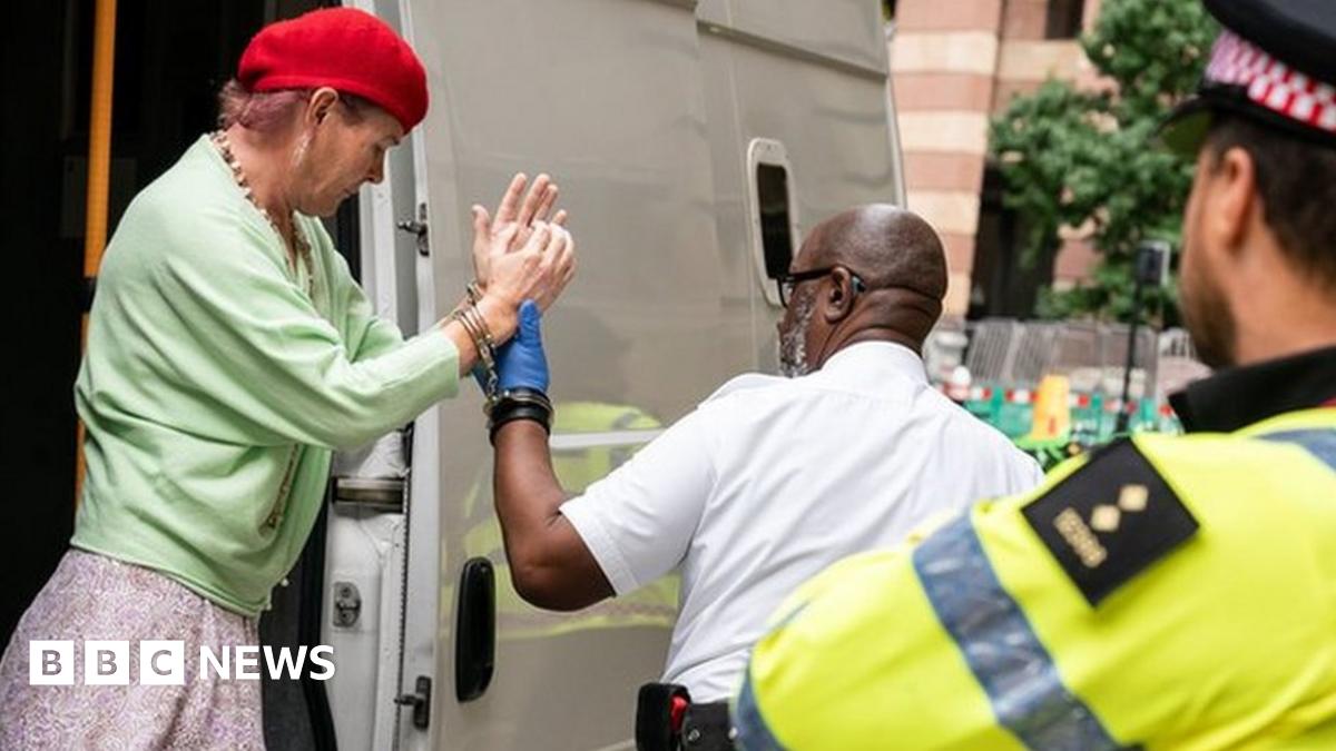 Sarah Jane Baker arrives at the City of London Magistrates' Court