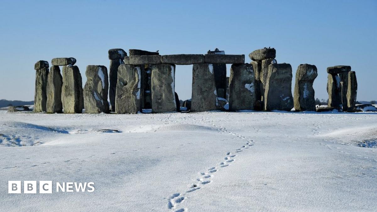 Snowy scenes across the UK