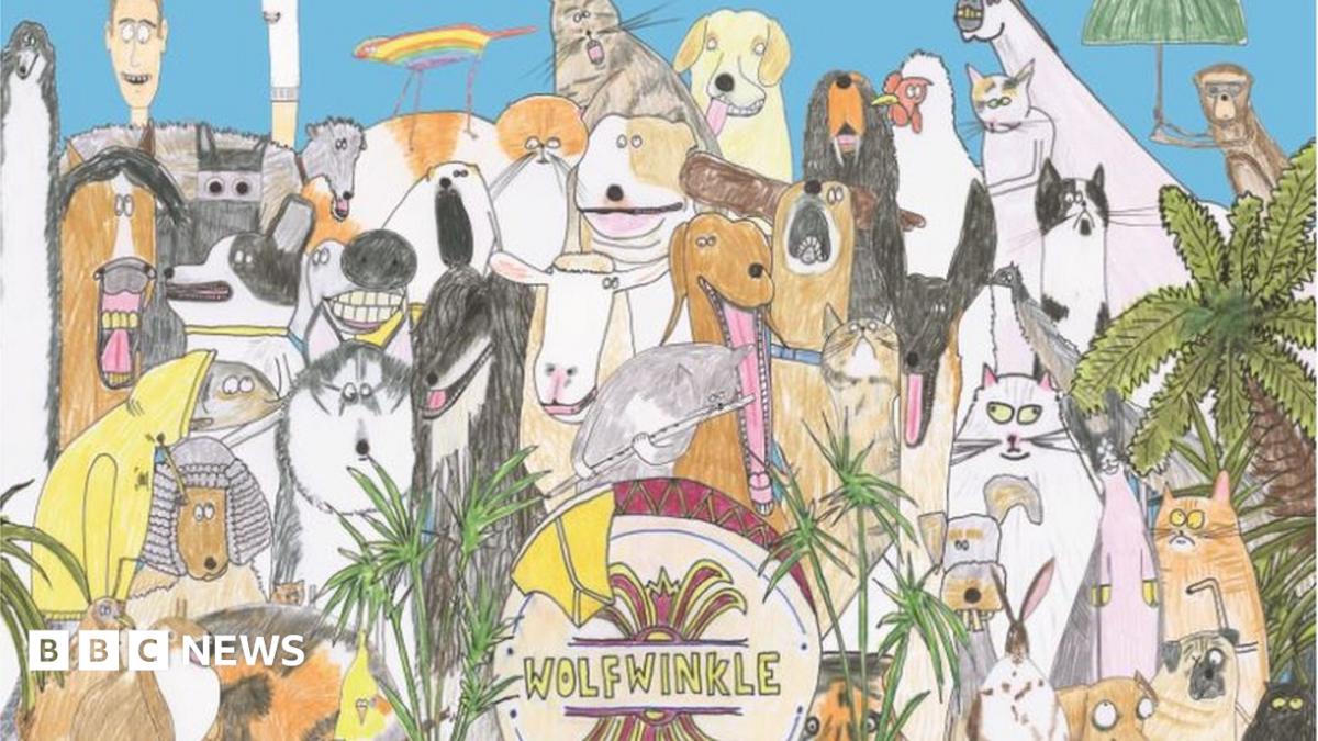 Hercule Van Wolfwinkle: 'Rubbish' pet artist raises £300,000 for