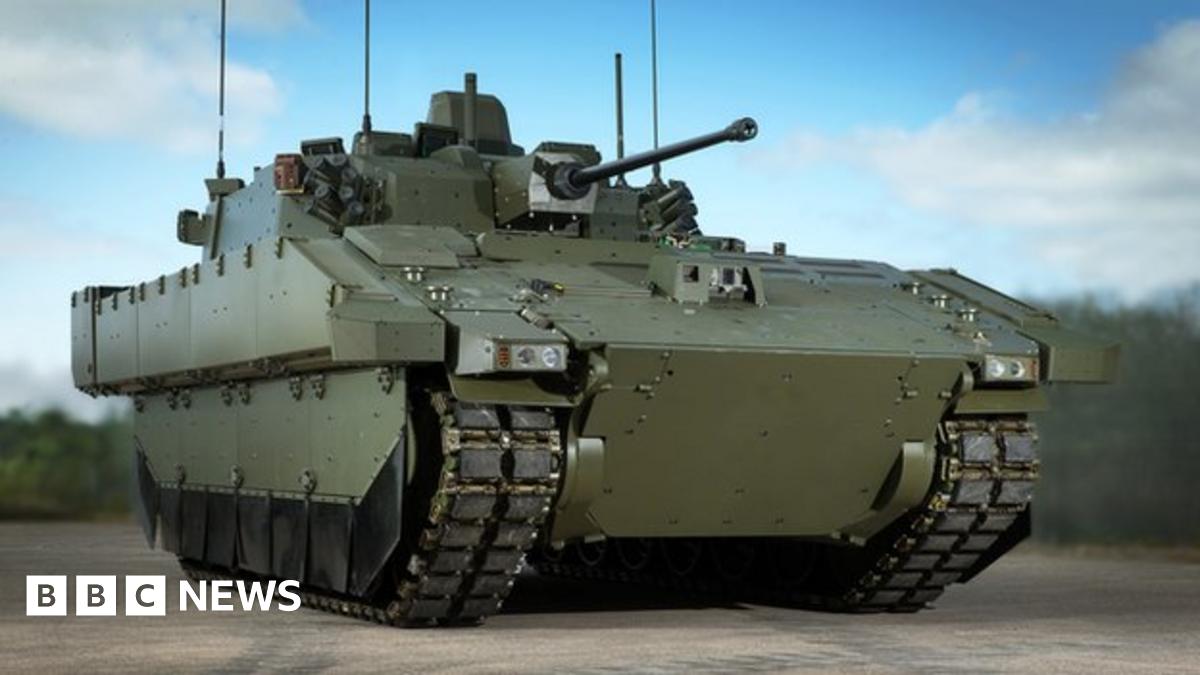 General Dynamics unveils tank developed in Caerphilly - BBC News