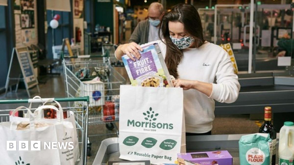 Morrisons carrier bags 50p clearance