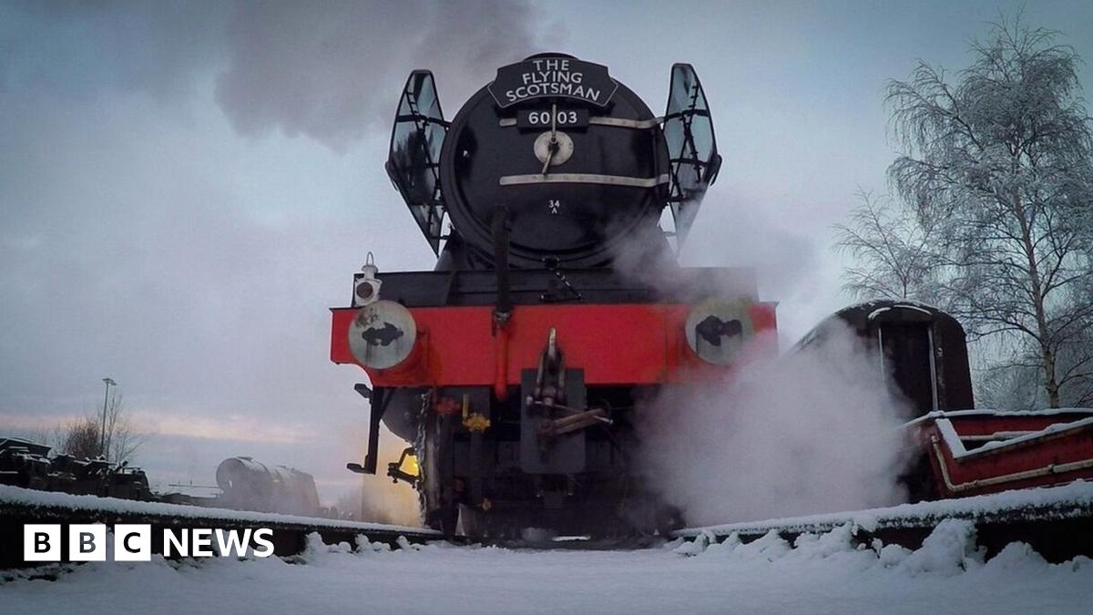 On board with the Flying Scotsman
