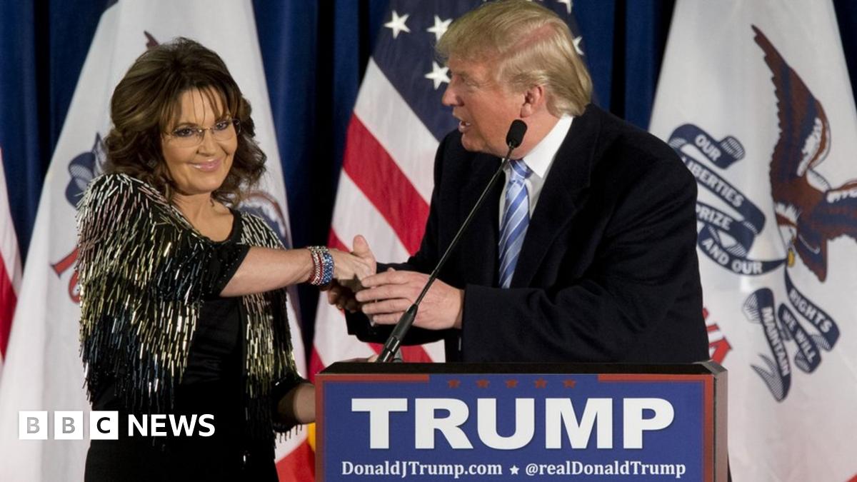 Donald Trump presidential bid gets Sarah Palin backing