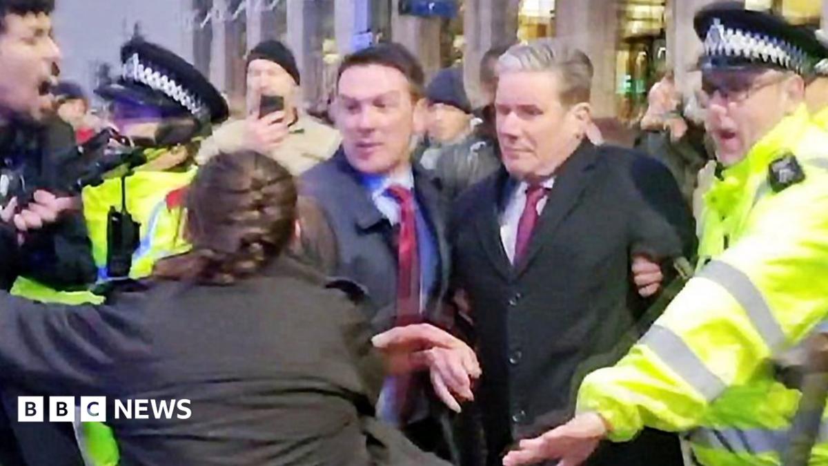 PM not responsible for Starmer protest - senior Welsh Tory - BBC News