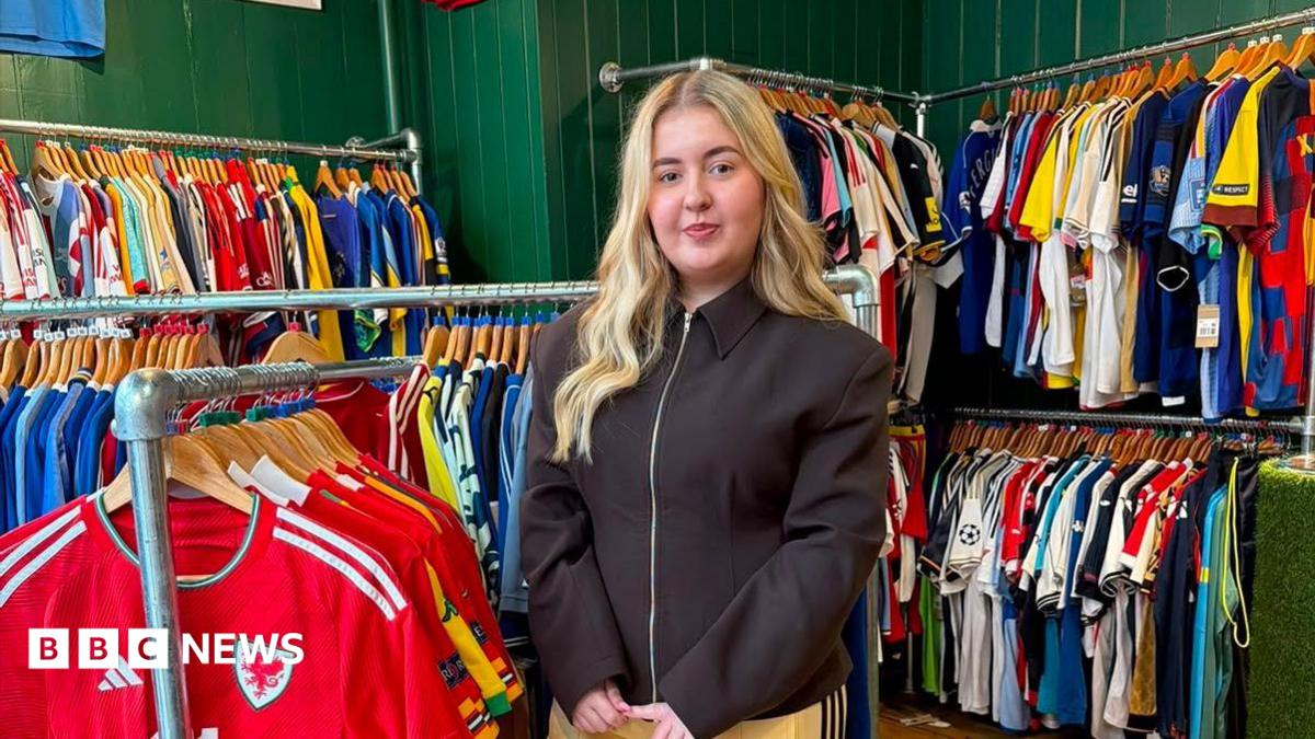 Cardiff vintage football shirt shop to pay teenager's uni fees