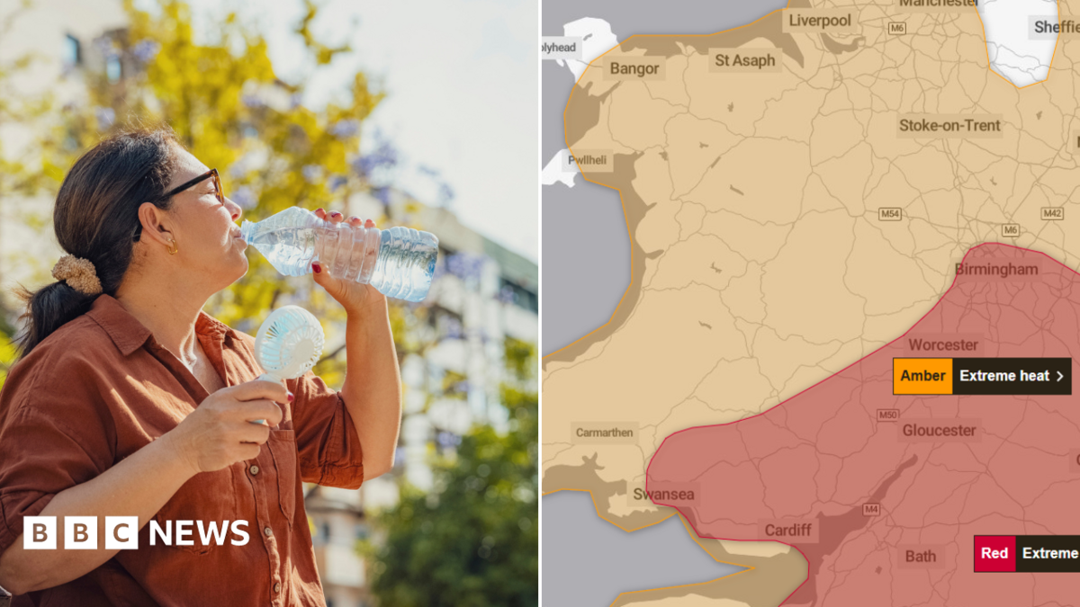 'Heat emergency' shuts more than 500 schools in Wales in red weather warning