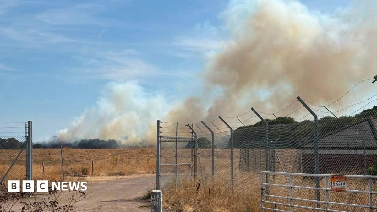 Colchester fire at Middlewick Ranges tackled by crews again