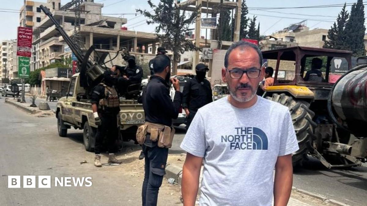 
                            Held at gunpoint: BBC team detained by Israeli forces in southern Syria