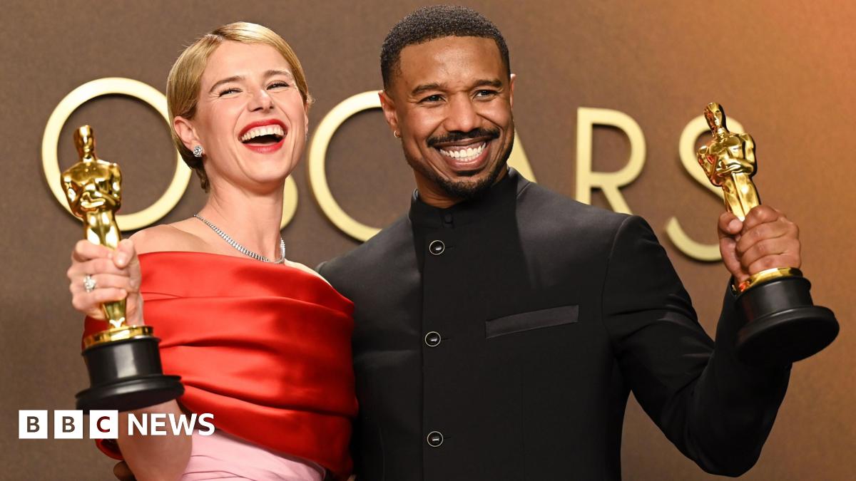 
                            One Battle After Another dominates Oscars as Michael B Jordan and Jessie Buckley win acting prizes