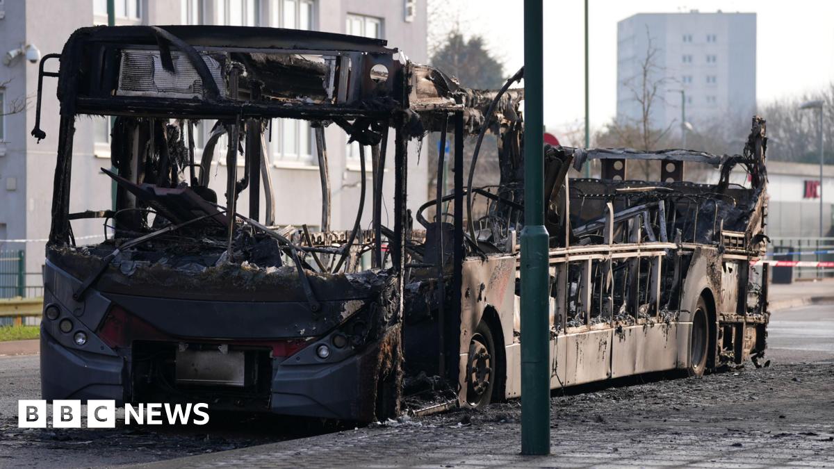 Fire engulfs bus near Chelmsley Wood Shopping Centre