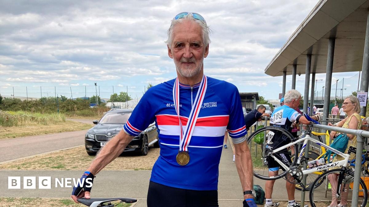 Cycling grandad 'grateful' to be alive after heart rate skyrocketed