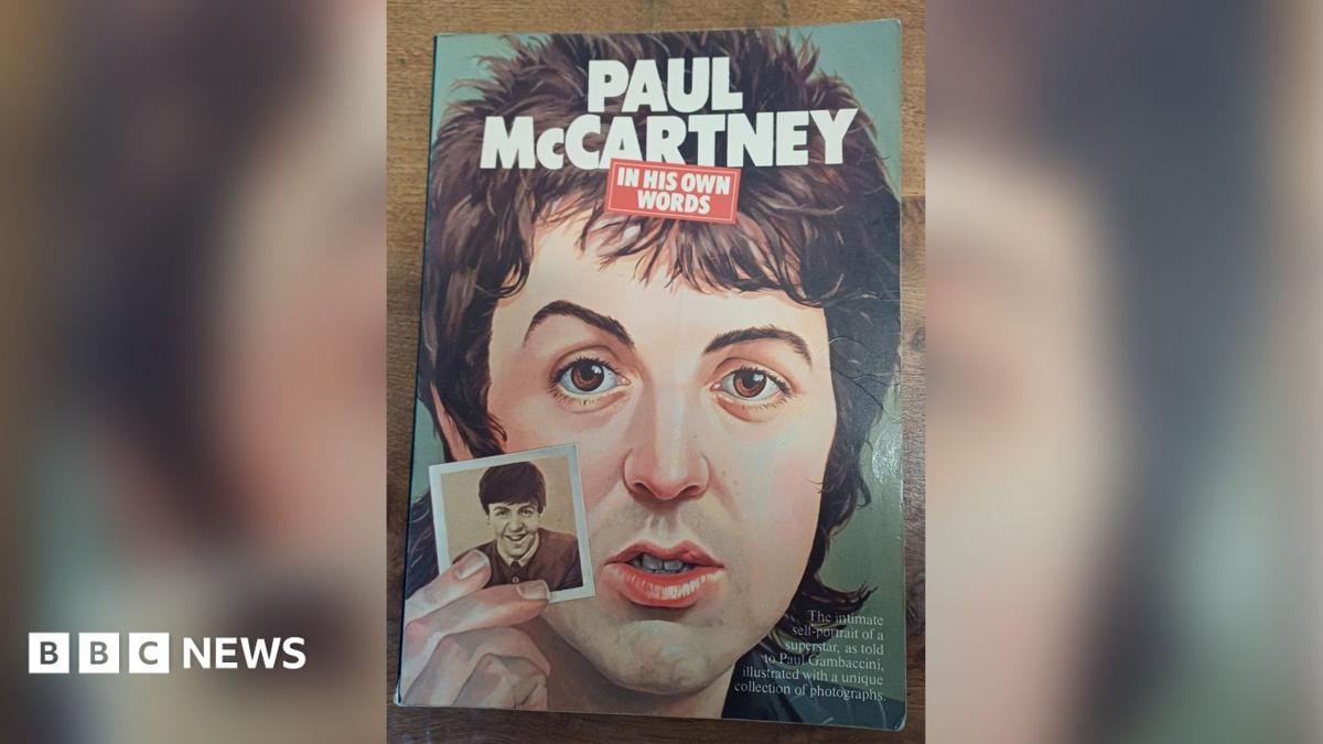 Signed Paul McCartney book found in charity shop sells for nearly £1,000