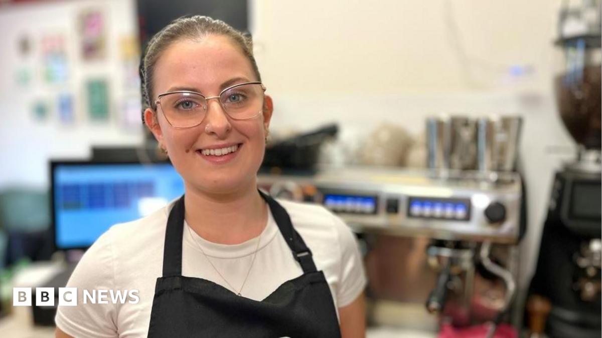 Woman, 21, skips university to open coffee shop