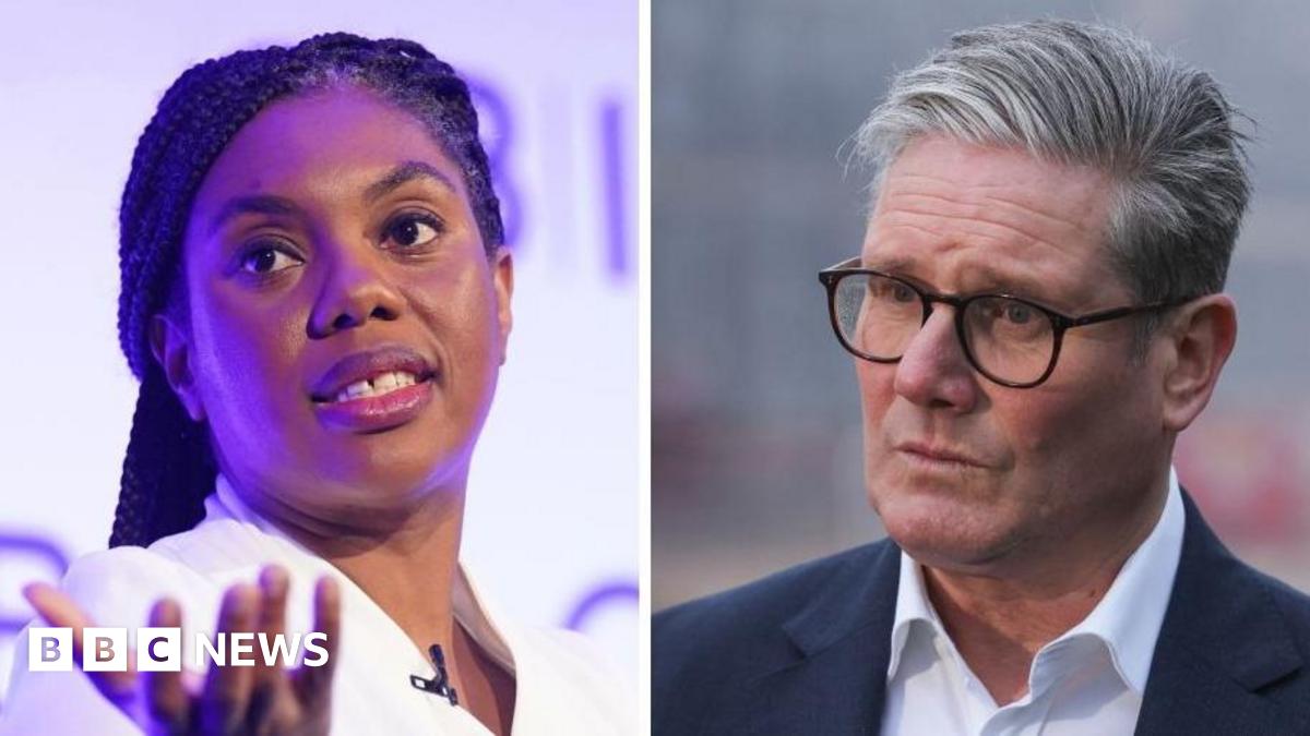 Keir Starmer and Kemi Badenoch's lunchtime sandwich split