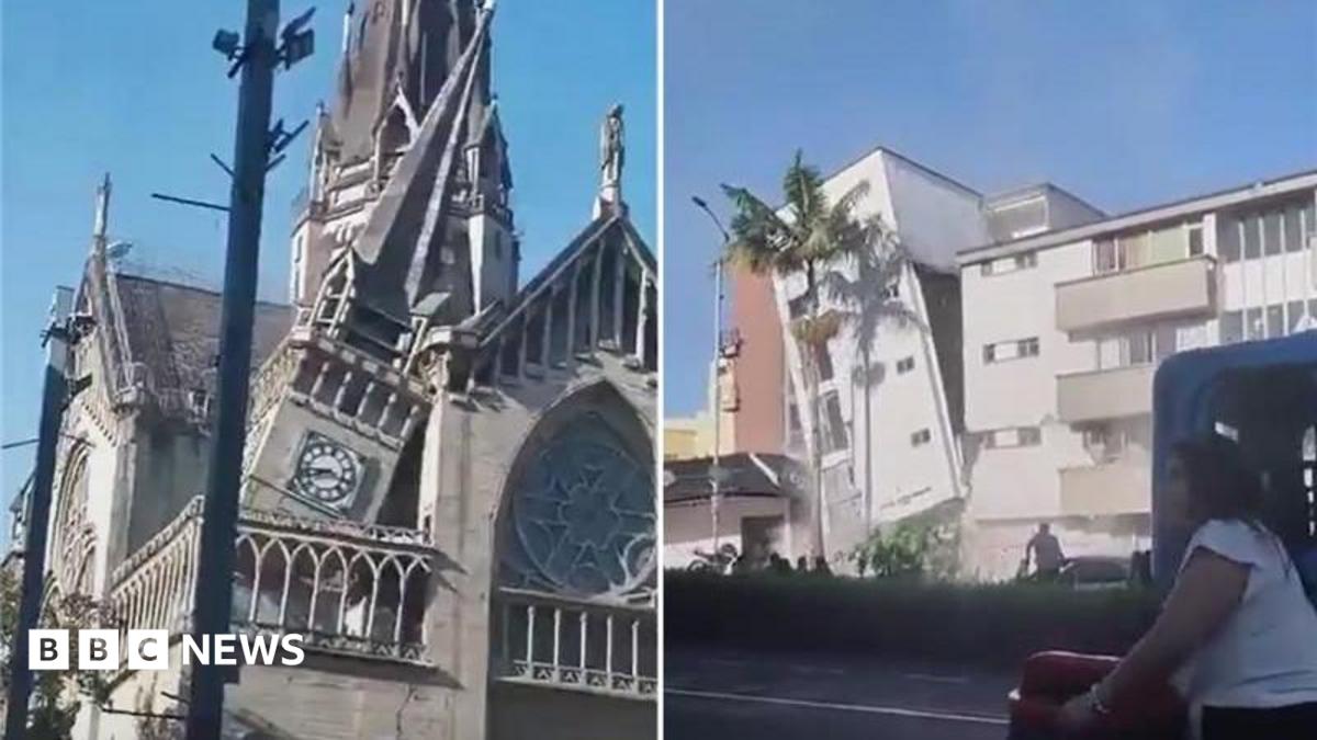 Dozens reported dead as buildings collapse in Colombia after magnitude 7.4 earthquake