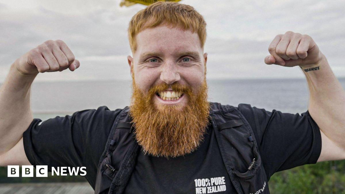 Hardest Geezer Russ Cook finishes running length of New Zealand