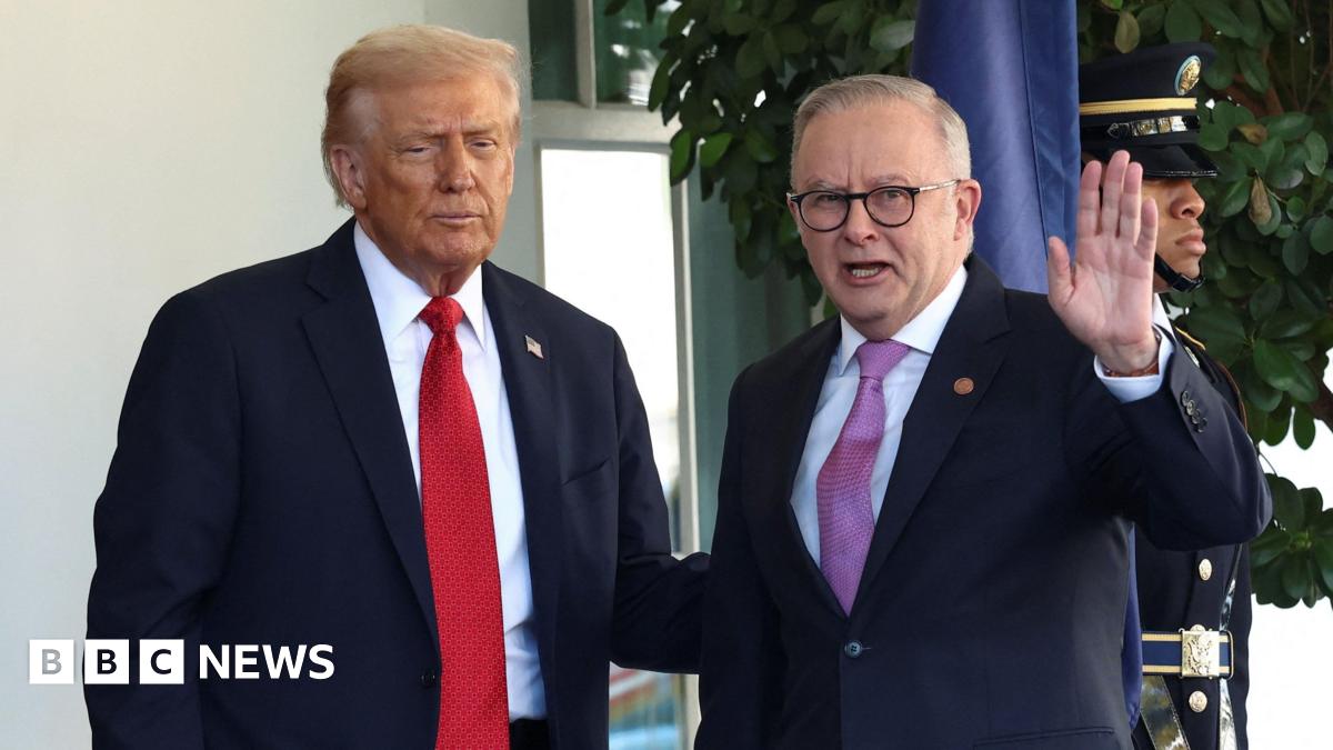 Australia's PM Albanese and Trump sign rare earths deal as US confirms Aukus defence deal - follow live