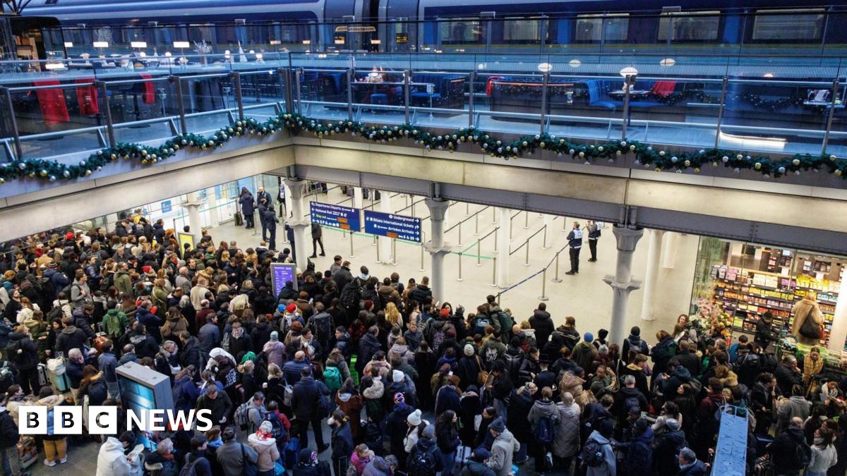 Eurostar services resume after tunnel disruption but passengers urged to postpone journeys - live updates