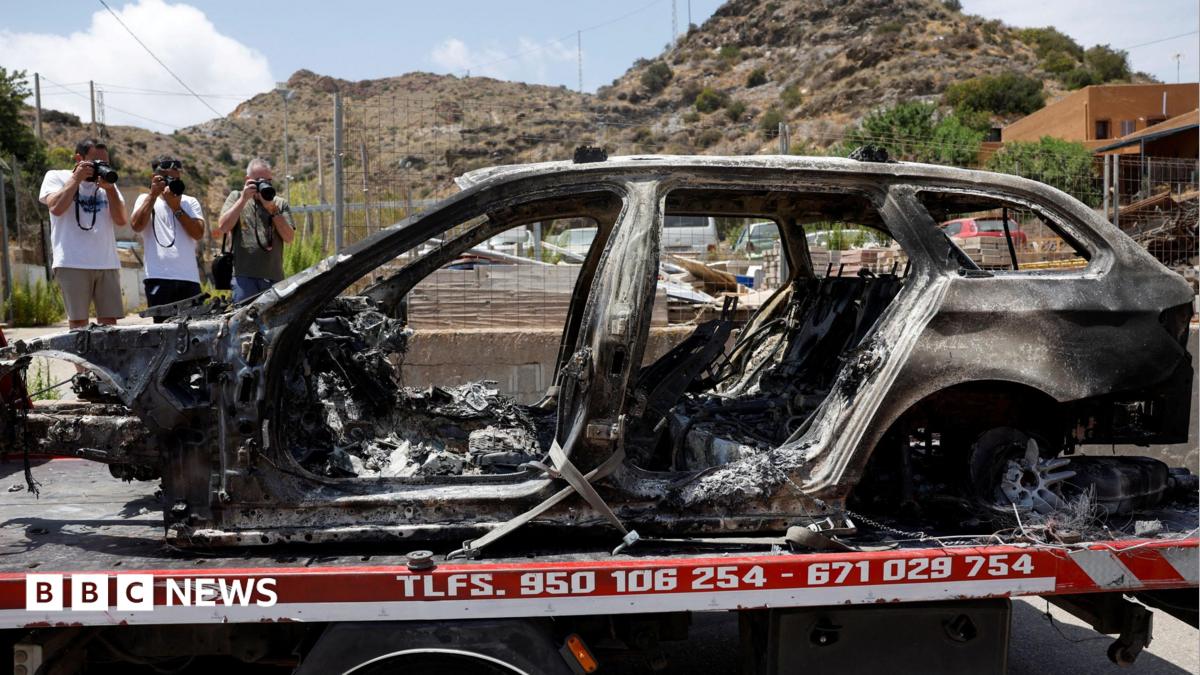 Badly injured British couple rescued from ravine during Spain wildfires