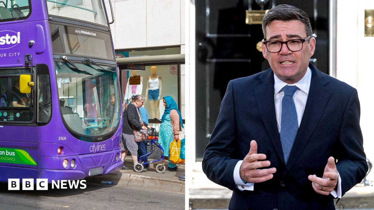 Andy Burnham caps English bus fares at £2 from January