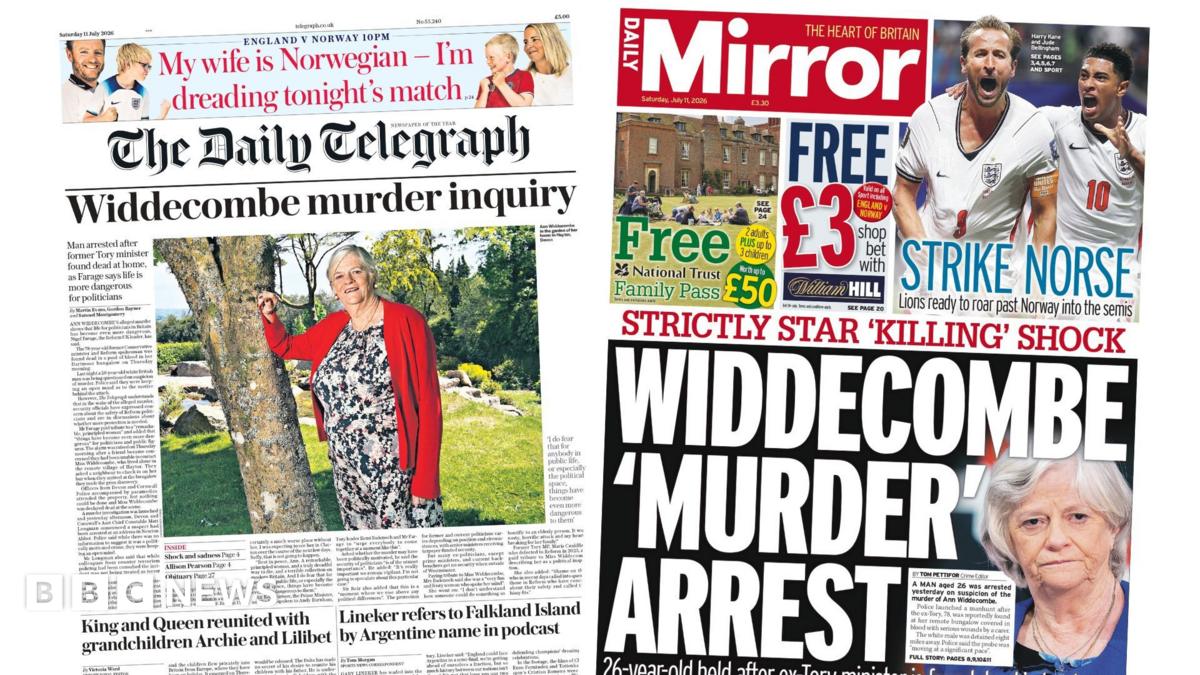 'Widdecombe murder inquiry' and 'Strike Norse'