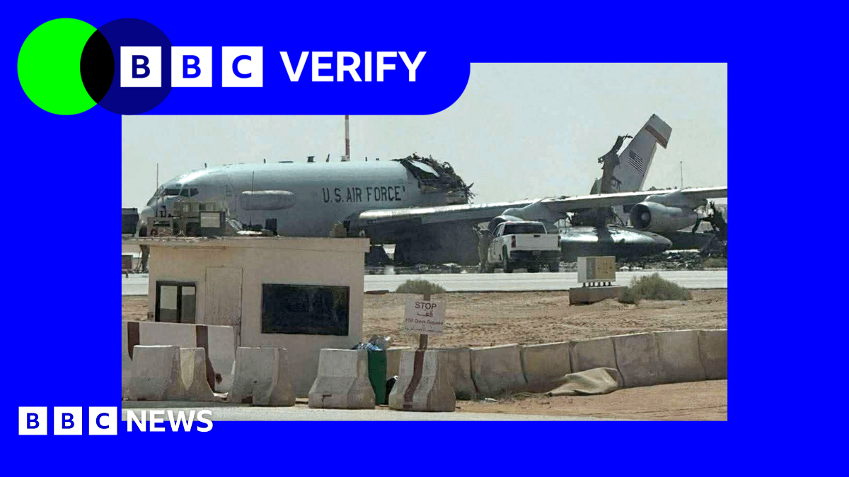 Photos show heavily damaged US radar jet at Saudi base  www.bbc.co.uk