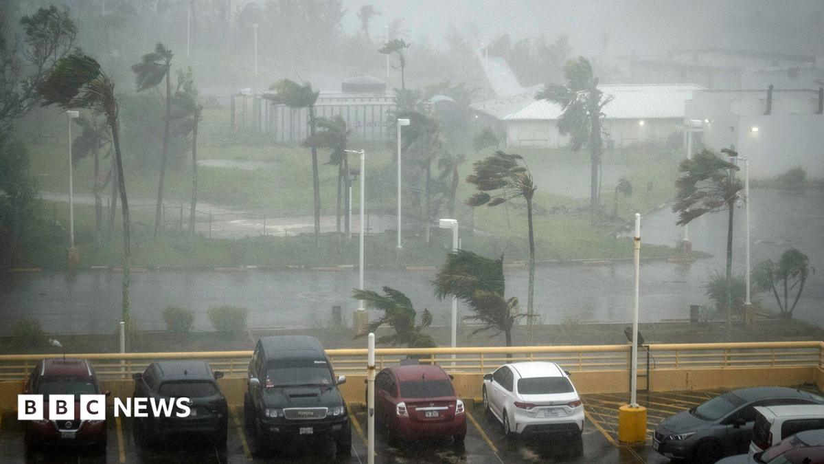 Super Typhoon Bavi strikes US Pacific islands with pummeling winds