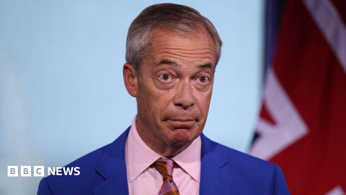 Nigel Farage is victim of 'stitch-up', claims Reform's Scottish leader