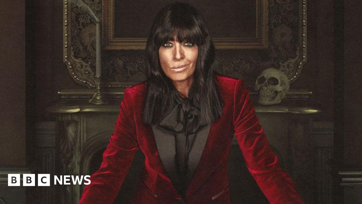 Claudia Winkleman on the set of The Traitors