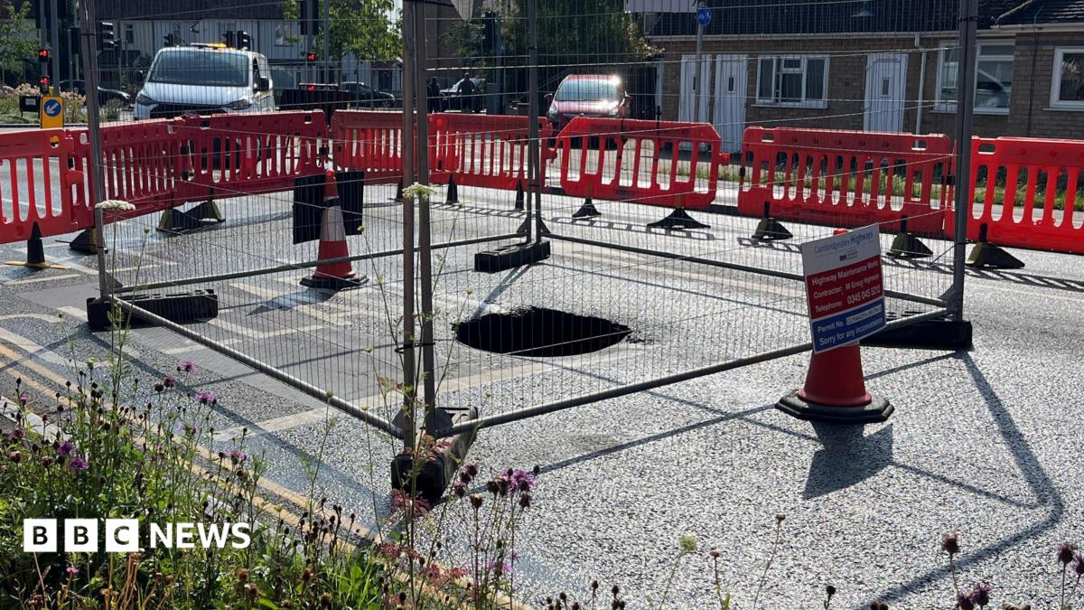 Repairs to start on sinkhole on Milton Road, Cambridge