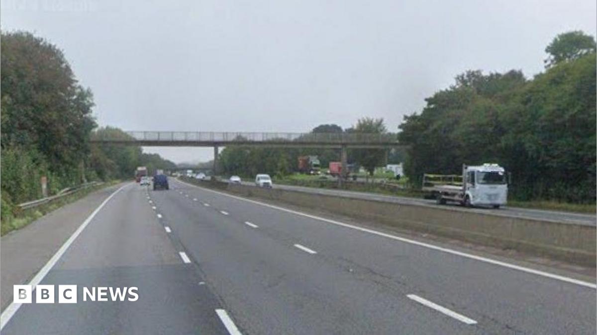 Man dies after being hit by lorry on M4
