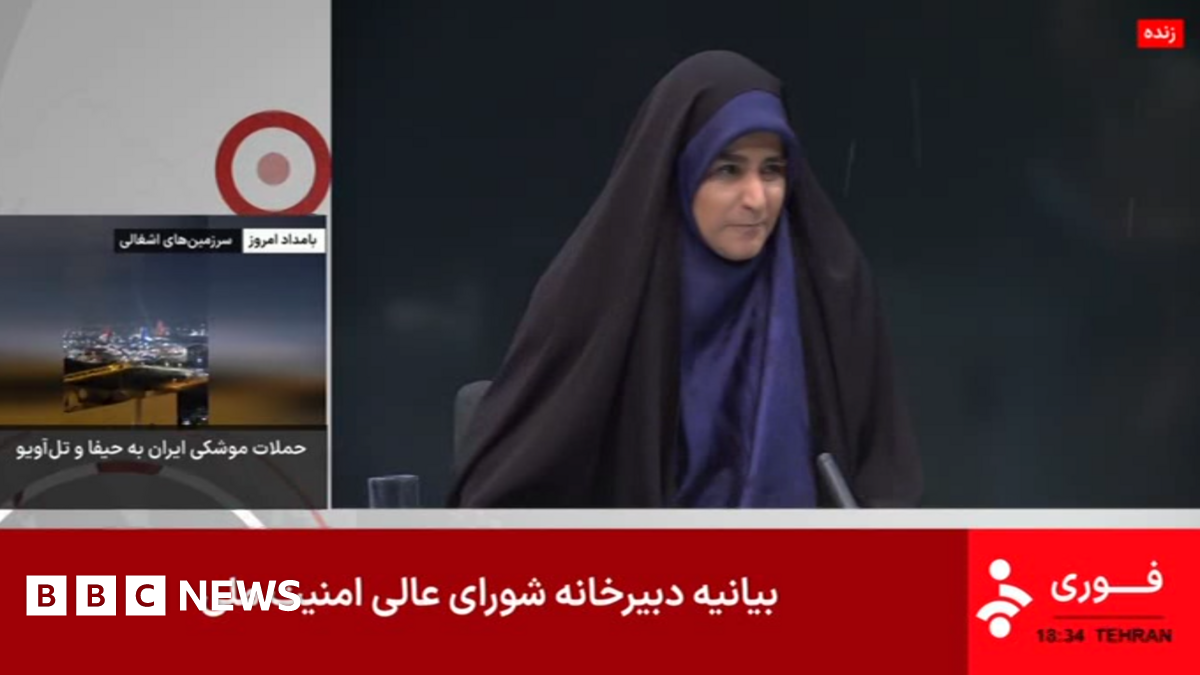 The Islamic Republic of Iran News Network, part of Iran's state TV broadcaster, was forced off air briefly.