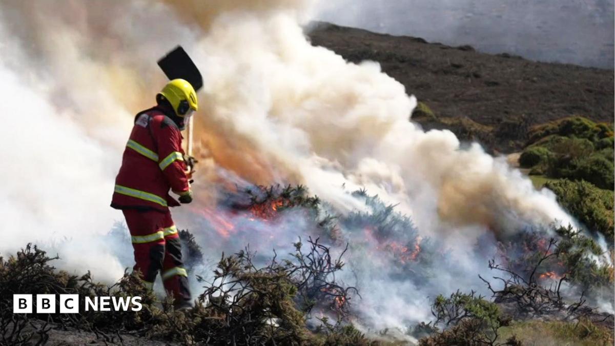 UK wildfires burn on as north Wales incident is stood down