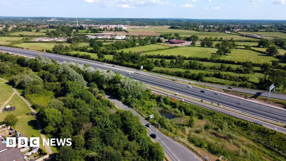 Image related to M reopens after crash following police chase