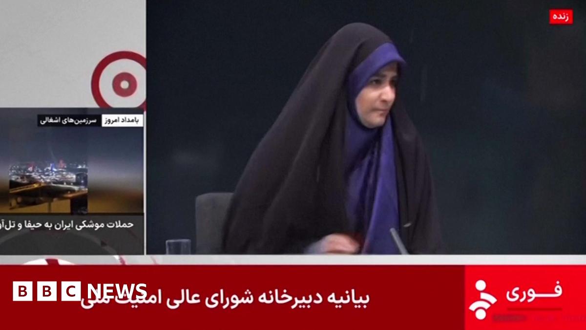 The Islamic Republic of Iran News Network, part of Iran's state TV broadcaster, was forced off air briefly.