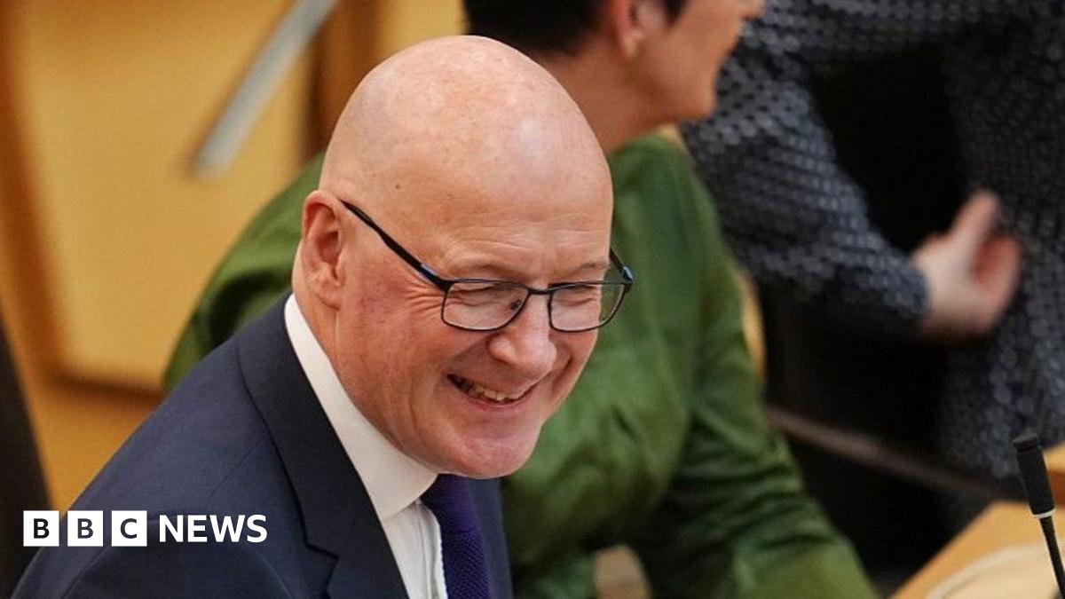 SNP leader John Swinney re-elected as Scotland’s first minister - follow live