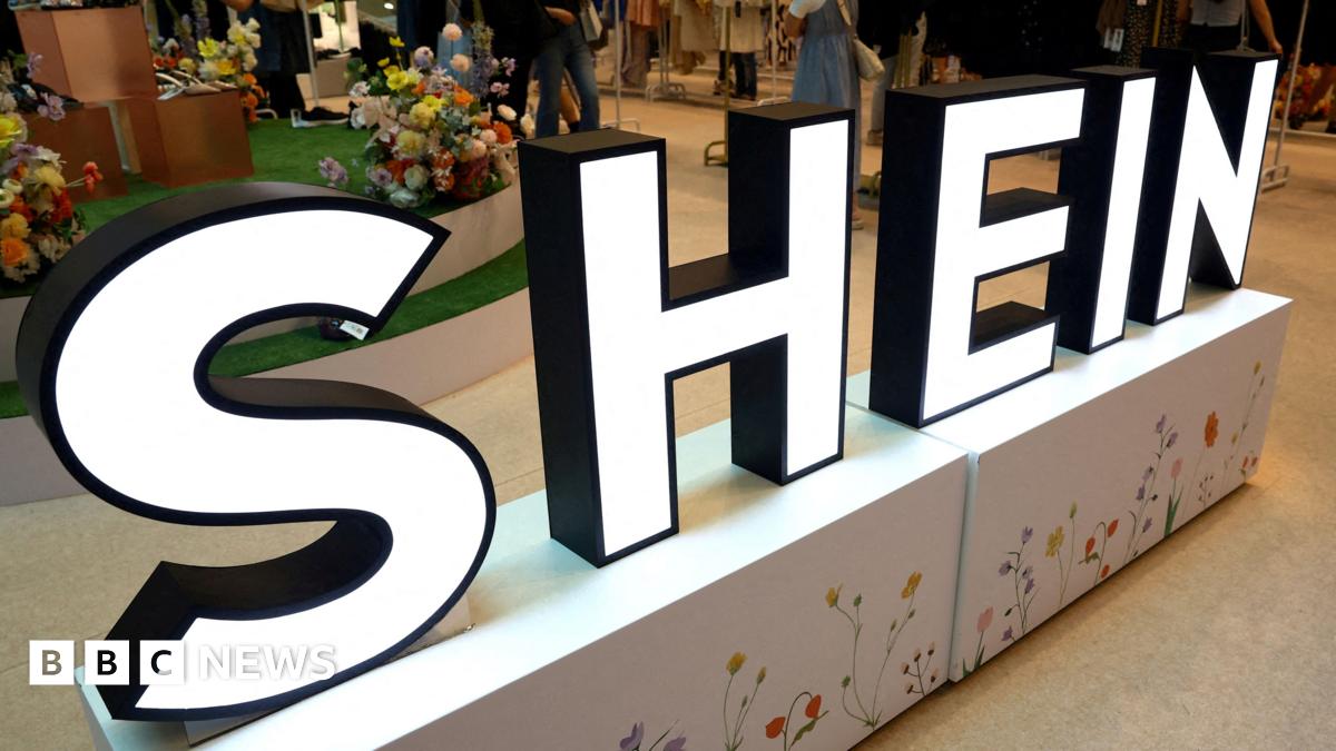 A Shein pop-up store at a mall in Singapore.
