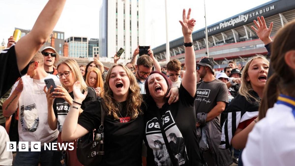 Oasis reunion tour: 'Rock and roll is back', fan says as doors open for comeback gig - live updates thumbnail