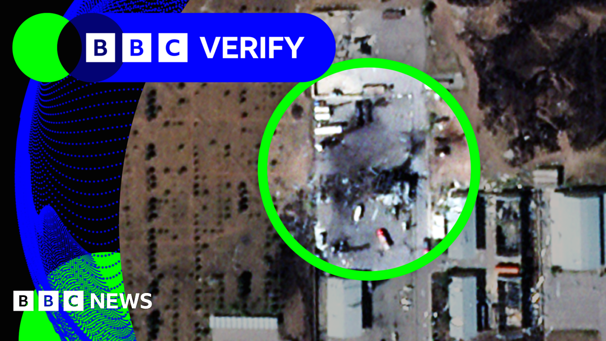 BBC Verify Live: New satellite imagery shows damage from attack on Iran missile base thumbnail