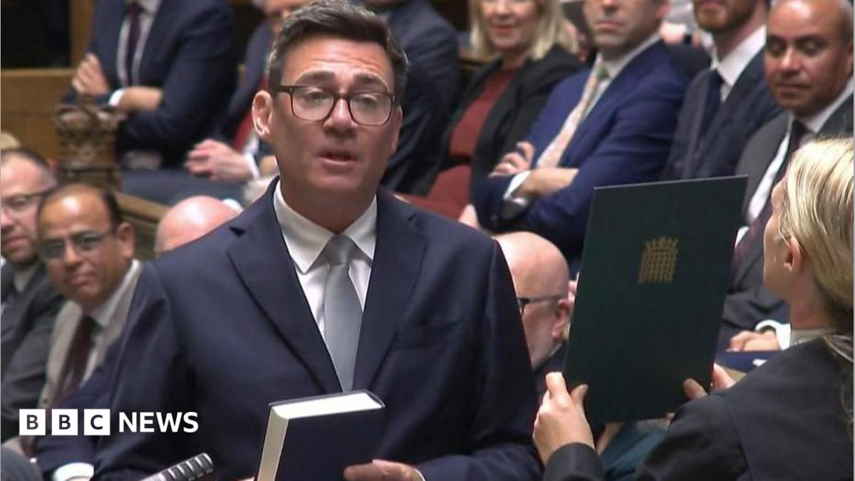 Andy Burnham sworn in as new MP after Starmer announces resignation