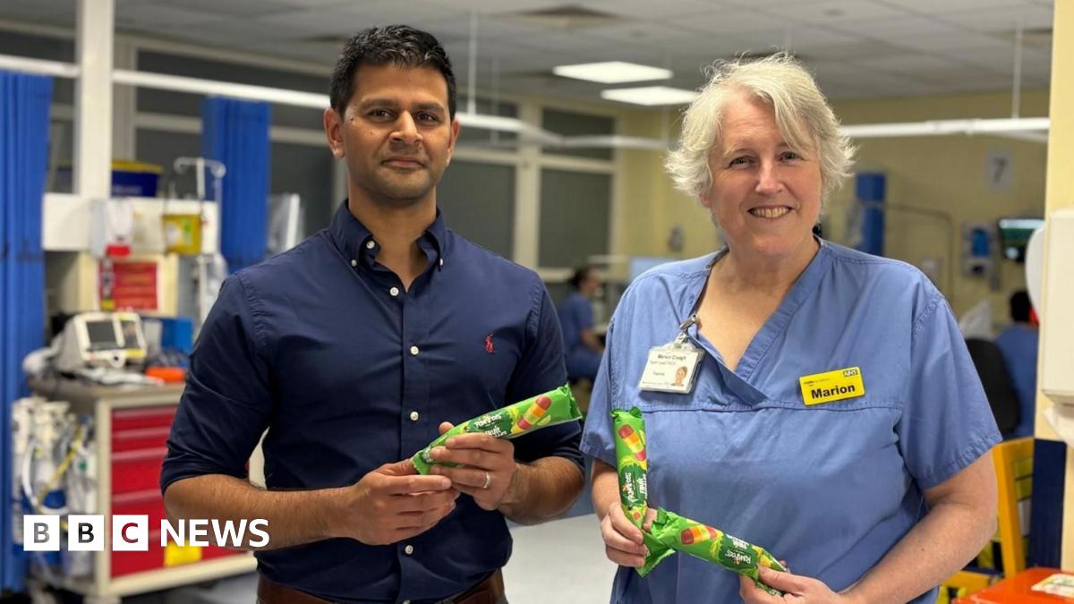 Patients at Royal Surrey given ice lollies - but not due to heat