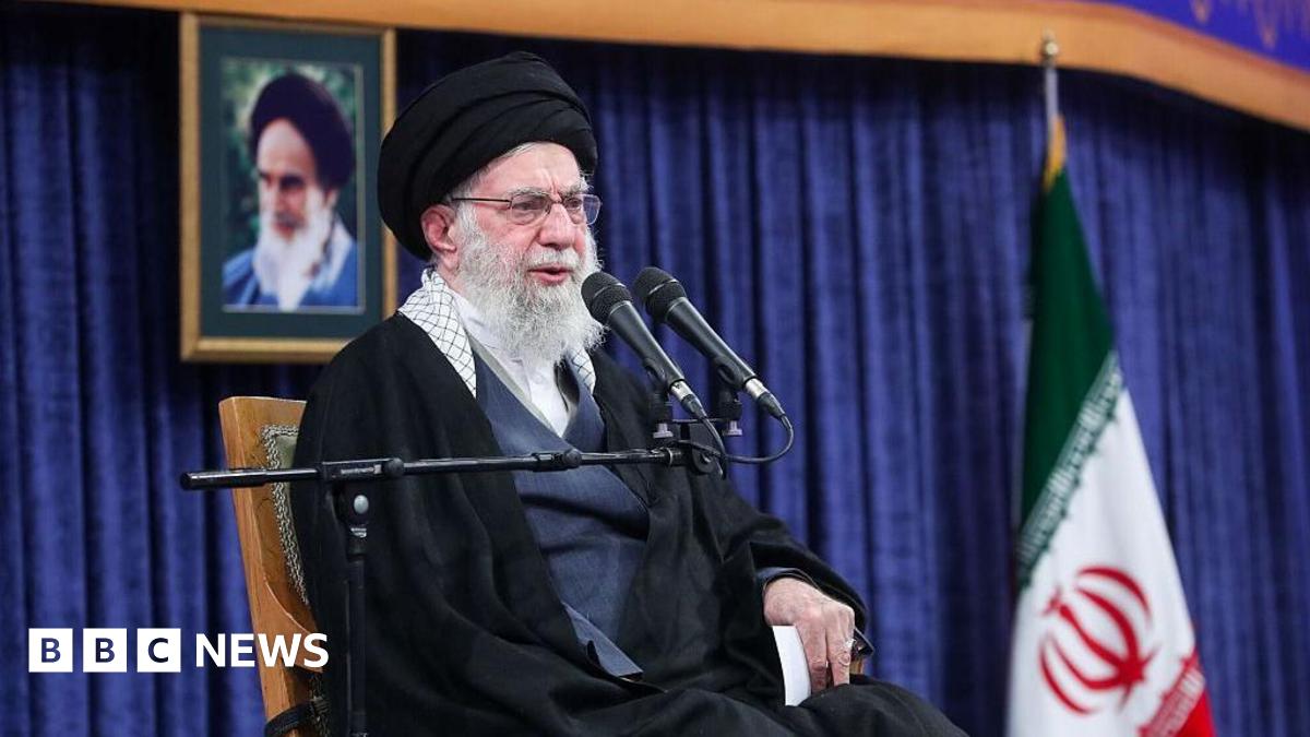 
                            Iran's supreme leader blames US for protests