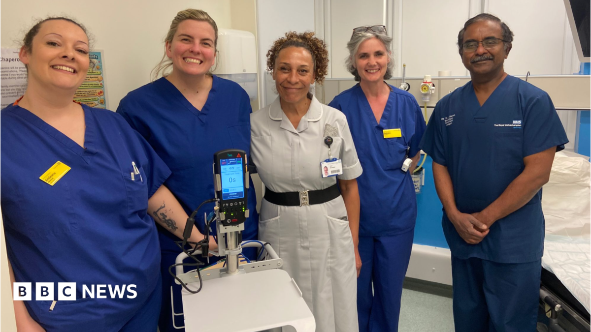 bbc.co.uk - Caroline Gall - Pioneering new tumour treatment introduced at New Cross Hospital