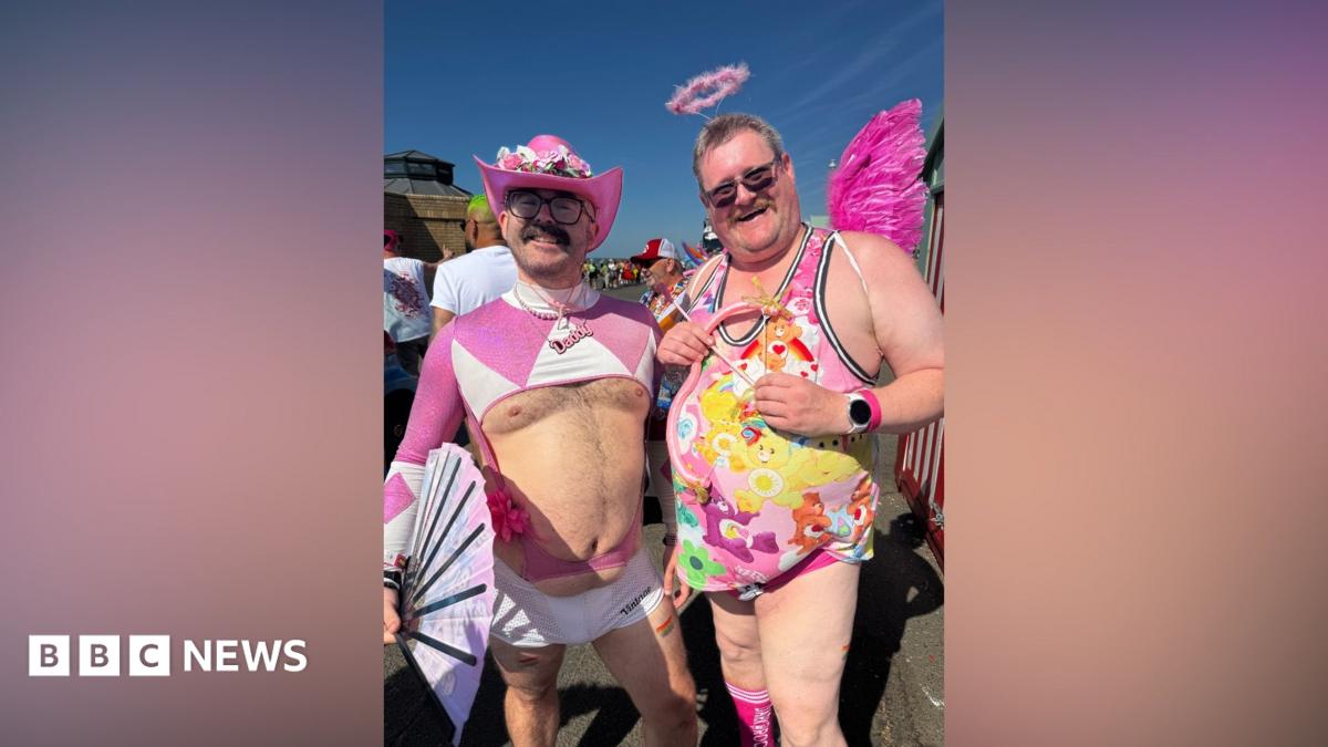 Colour and laughter at Brighton Pride in photos